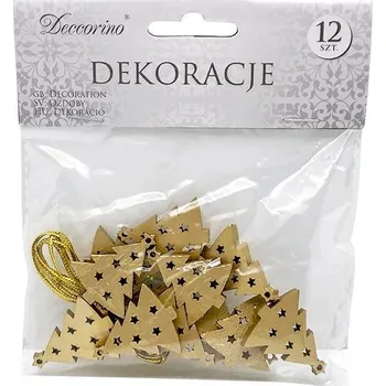 Vánoce Ozdoba na vánoční stromeček 12ks 3,3cm IDDRZEX05534