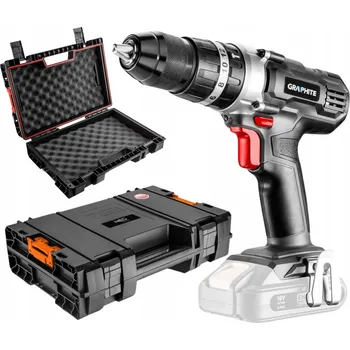 Vrtačka Graphite Sada Aku Aku Vrtačka s Příklepem + Kufr NEO