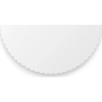 Talíř Papírový talíř bílý 26 cm 100 ks