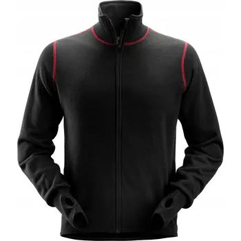 Pánská bunda Snickers vlněná fleecová pracovní bunda teplá 1563 černá XS