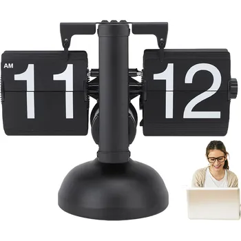 Hodiny PŘEKLÁPĚCÍ HODINY RETRO STOLNÍ MECHANICKÉ DO OBÝVÁKU, LOŽNICE