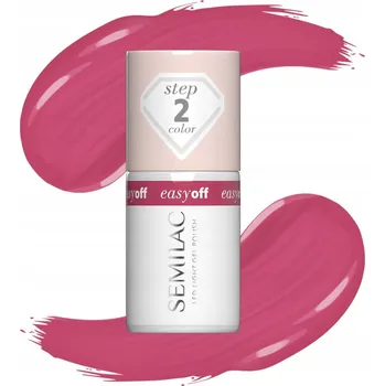 Přípravek na nehty SEMILAC LAK NA NEHTY LED EASY OFF L17 PINK CORAL 7 ml