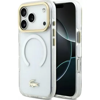 Pouzdro na mobilní telefon Zadní Kryt Lacoste pro Apple iPhone 17 Pro bílý