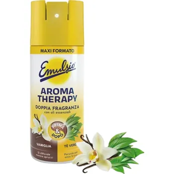 Osvěžovač vzduchu Emulsio Aromatherapy, Vaniglia e Tè Verde 350 ml - Aromaterapeutický emulzní osvěžovač vzduchu - vanilka, zelený čaj IDDRZEX07501