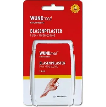 Náplast WUNDmed hydrokoloidní náplast na puchýře a paty 3ks IDDRZEX04315