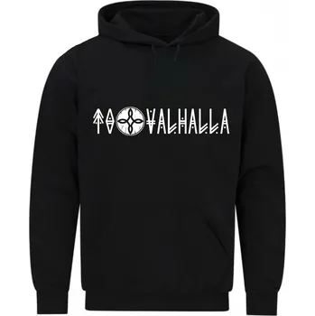 Pánská mikina Pánská mikina Cesta do Valhally (Velikost: 5XL, Barva: Černá)