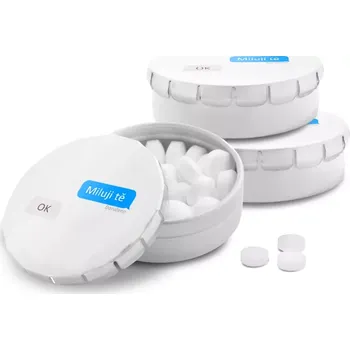 Bonbon Sablio Mentolky Miluji tě, OK - 3 ks