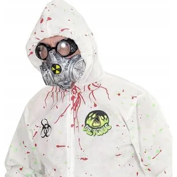 Karnevalová maska Maska na obličej Widmann latex šedá