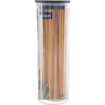 Dóza na potraviny Kuchyňská SKLENĚNÁ dóza na sypké potraviny s těsněním 1,5L