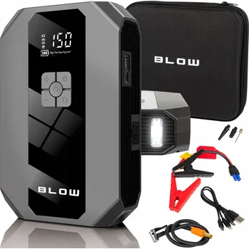 Powerbanka Powerbanka 16000mAh s Kompresorem 12V a Funkcí Booster pro Auto, Motorku a Loď