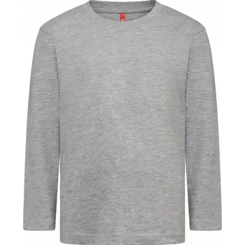 Tričko s dlouhým rukávem chlapecké dívčí do školky šedé 152