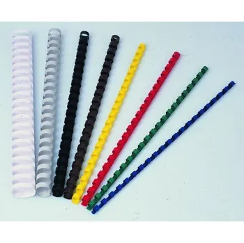 Vazač Kroužkové plastové hřbety GBC, 9/16", 10mm, modré