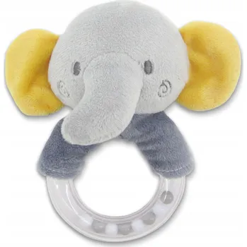 Senzorické chrastítko pro miminka kousátko hračka Lorelli slůně