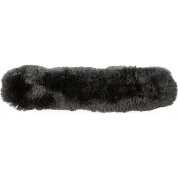 Kožešina přírodní pro ohlávku nákrčníku černé kavalkade 28 cm