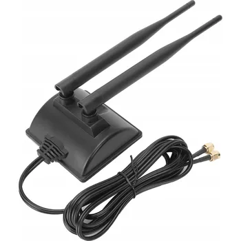 Síťová karta ANTÉNA WIFI USB KARTA SÍŤOVÁ RP-SMA 6DBI DVOU PÁSMOVÁ 2.4GHZ 5GHZ