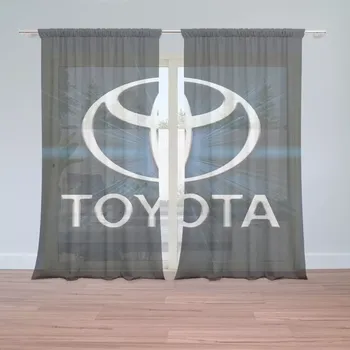 Záclona Sablio Záclony Toyota Blue Glow: 2ks 150x250cm