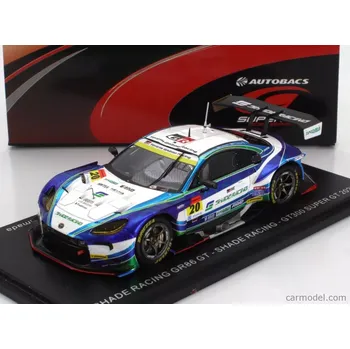 autíčko Spark-model Toyota Gr86 Gt Team Shade N 20 Gt300 Class Super Gt 2023 K.hiranaka - E.shimizu - S.yamada 1:43 Světle Modrá Bílá