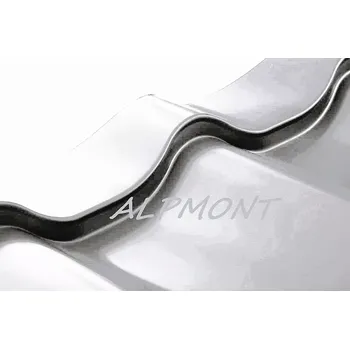 Střecha Plechová střešní krytina EVROvlna lakovaná RAL 9006 stříbrná dl.8mb (Kvalitní Česká pozinkovaná plechová krytina Lakovaná)