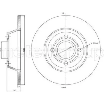 Brzdový kotouč Brzdový kotouč CIFAM (800-329)