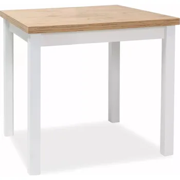 Jídelní stůl Rozkládací jídelní stůl 90(125)x65 ANTHONY - dub lancelot / bílý