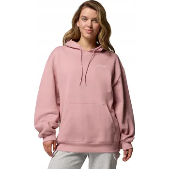 Pánské oblečení Mikina s kapucí Columbia Aldermore Hoodie - eraser pink S