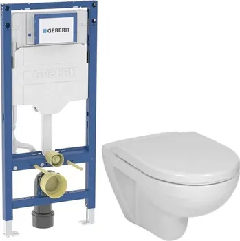 GEBERIT Duofix bez tlačítka + WC JIKA LYRA PLUS + SEDÁTKO DURAPLAST 111.300.00.6 LY6