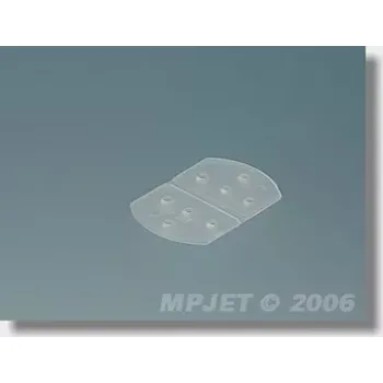 RC náhradní díl MP Jet 2517 Ohýbací závěs zaoblený 15x22mm, 12ks