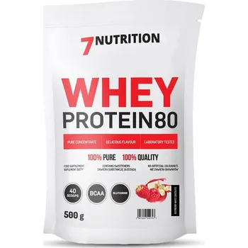 Protein Protein syrovátkový koncentrát - WPC 7Nutrition prášek 500 g příchuť marcipán