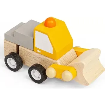 autíčko Bigjigs Toys Natahovací stavební autíčko Bagr