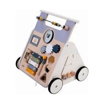 Dětské chodítko Chodzik pchacz edukacyjny drewniany