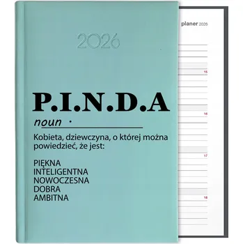 Kalendář Knižkový kalendář 2026 A5 FunnyCase modrý