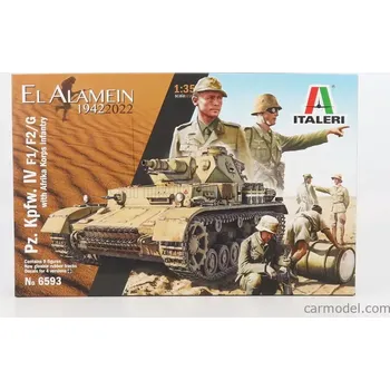 Italeri Tank Pz.kpfw. Iv With African Korps Infantry Military 1942 1:35 /
