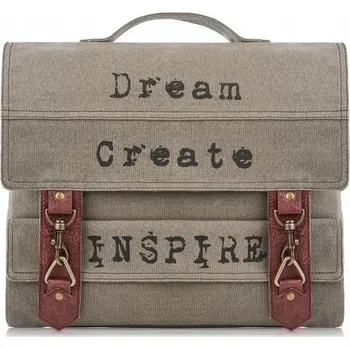 Paolo Peruzzi taška na notebook látková s nápisy