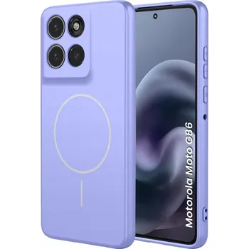 Pouzdro na mobilní telefon Zadní Kryt Erbord pro Motorola Moto G86 fialový