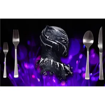 prostírání Sablio Prostírání BLACK PANTHER Fialová luminescence: 40x30cm