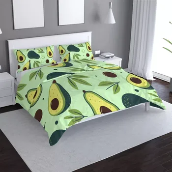 Povlečení Sablio Povlečení Kreslené avokádo - 140x200 / 90x70