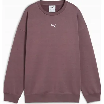Dámská mikina Puma dámská mikina bez kapuce, přes hlavu Ess Oversized Crew Fl velikost S