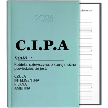 Kalendář Knižkový kalendář 2026 A5 FunnyCase modrý