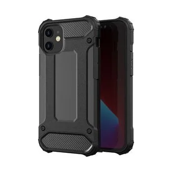 Náhradní kryt pro mobilní telefon Extra odolný kryt Armor pro IPHONE 12 / 12 Pro černý - OEM + zdarma možnost vyzkoušet a vrátit zboží do 30 dní