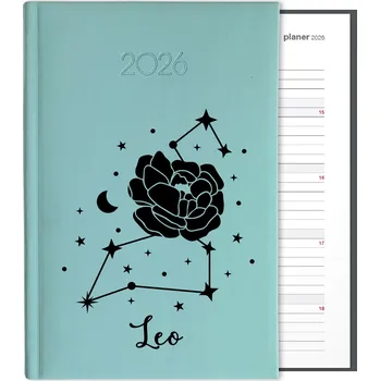 Kalendář Knižkový kalendář 2026 A5 FunnyCase modrý