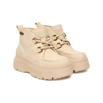 Dámská obuv Polokozačky Buffalo Olympia Chukka Warm 1622612 Béžová 39