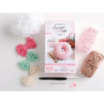 Cizojazyčná kniha Crochet Cafe Amigurumi Kit Donut - Better Day Books