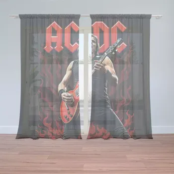 Záclona Sablio Záclony ACDC Kytarista: 2ks 150x250cm