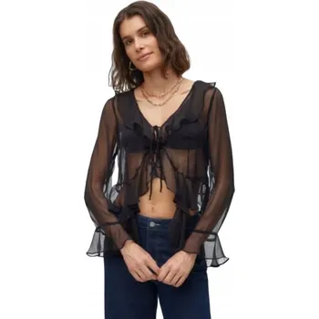 Dámská halenka Vero Moda halenka s dlouhým rukávem střih klasická velikost S