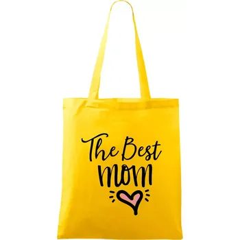 Best mom pod sebou - Taška bavlněná - 42 x 38 cm ( Žlutá )
