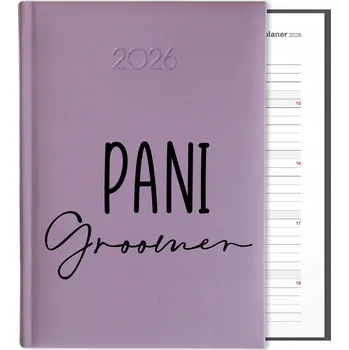 Kalendář Knižní kalendář 2026 A5 FunnyCase fialový