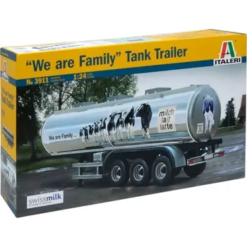 Plastikový model Corfix Model Kit návěs 3911 - CLASSIC TANK TRAILER "We are family" (1:24)