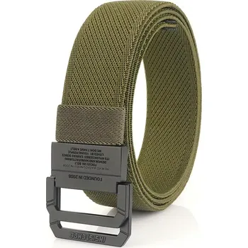 Opasek Nylonový opasek s kovovou přezkou Hanovre Zelený