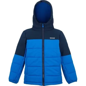 Dívčí oblečení Dětská bunda REGATTA OUTDOORS LOFTHOUSE JR 5/6Y Modrá, Tmavě modrá, Bílá