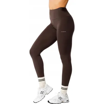 Dámské legíny Sportovní legíny klasické s vysokým pasem EvoFlex Carpatree XS hnědé